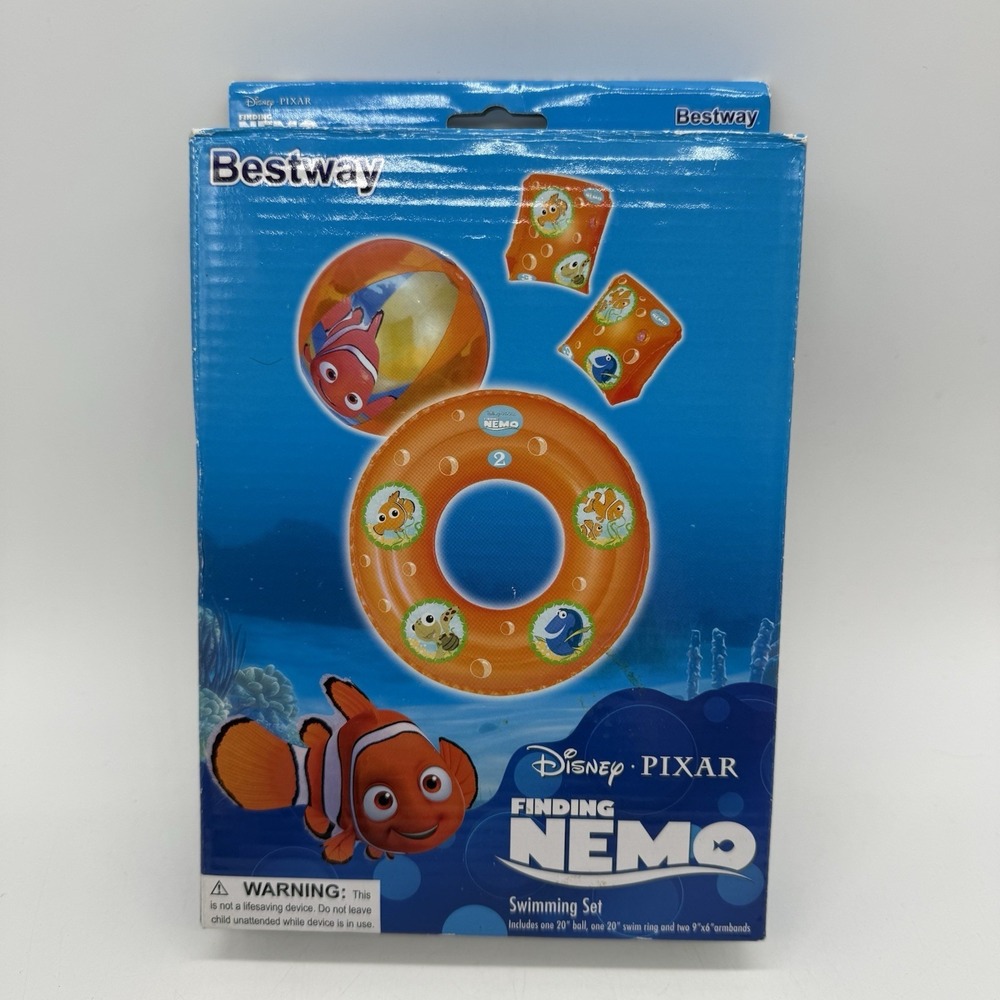 Bestway Disney Finding Nemo Swimming Set Youth Kids New HTF